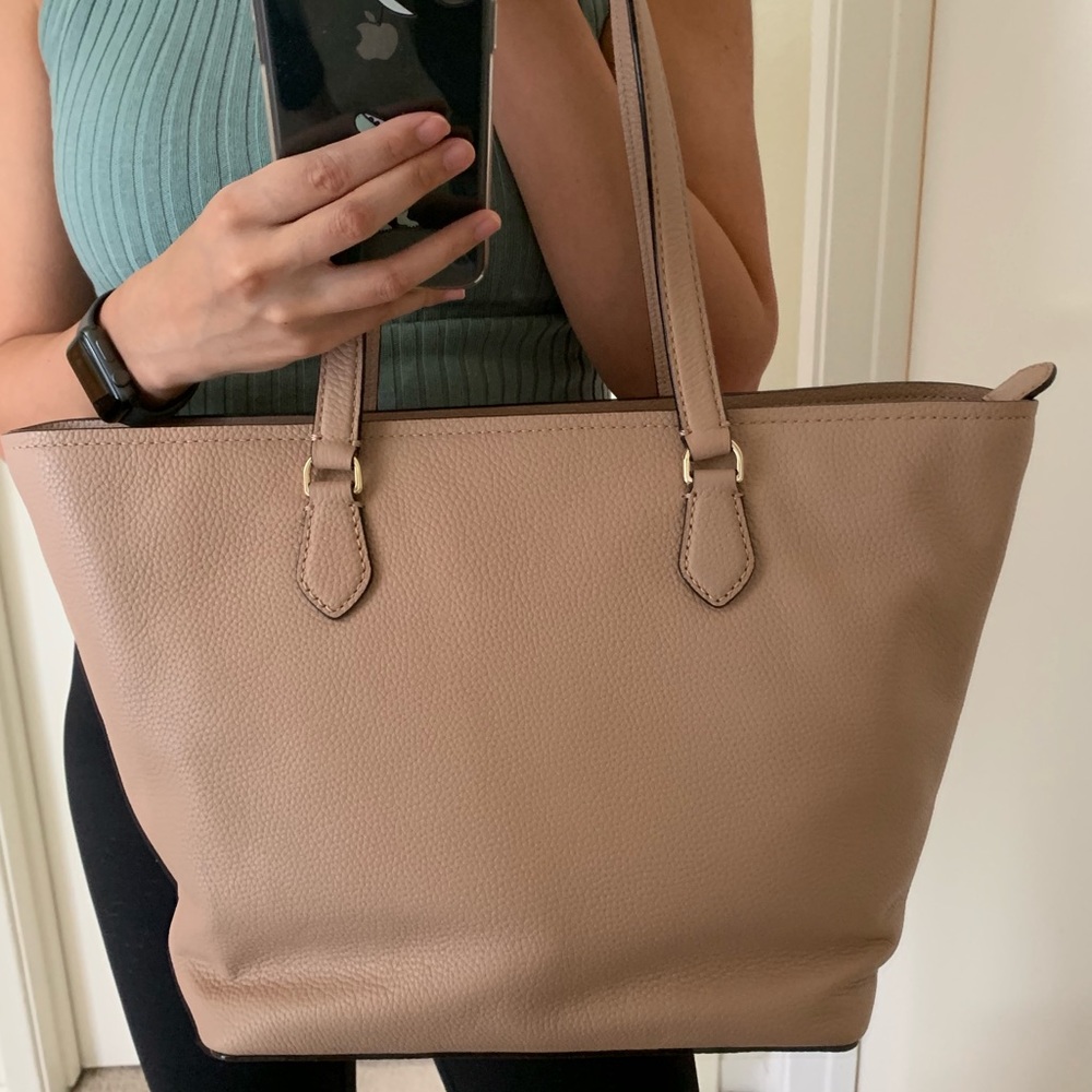 KATE SPADE JACKSON STREET JANA GINGER TEA TOTE BAG - Picture 4 of 8